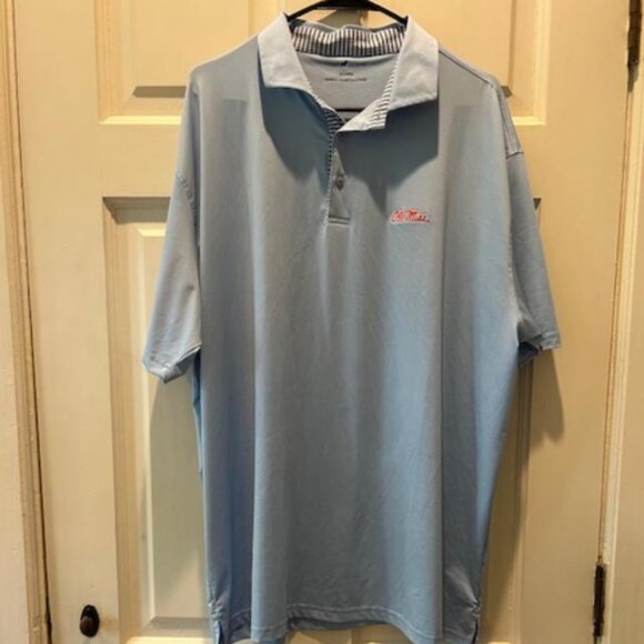 4 Ole Miss Rebels polo's XXL horn legend,cutterbuck,Hinton&Hinton&underArmour - Picture 1 of 12